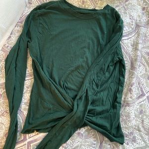 pink green top
